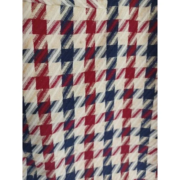 Ted Lapidus Paris Vintage Haute Couture 1970 Houndstooth Women Blazer Jacket M - Picture 4 of 16